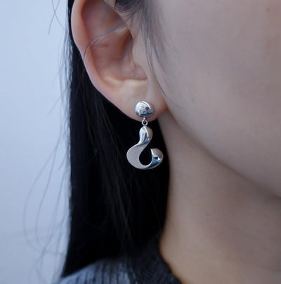 kifuku Question Earring-pierced earring-duoctria-unigem