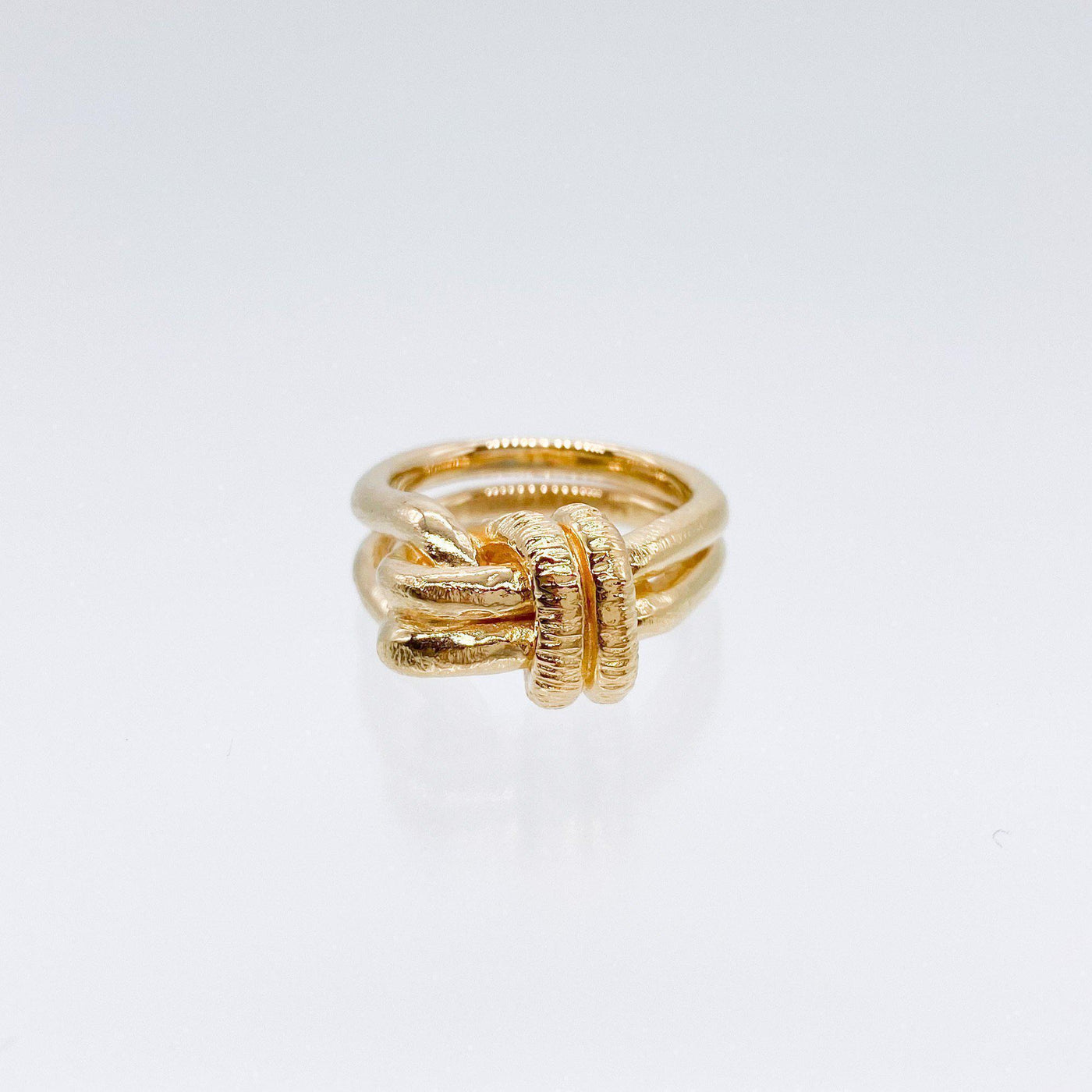 noué ring Ⅳ-ring-SOUHAIT-Gold-#9-unigem
