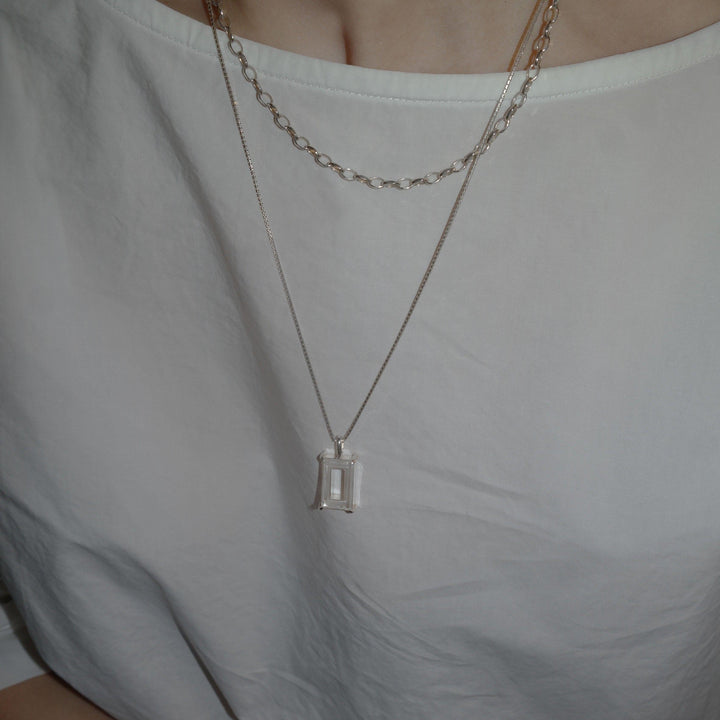 pure frame necklace-necklace-SOUHAIT-unigem