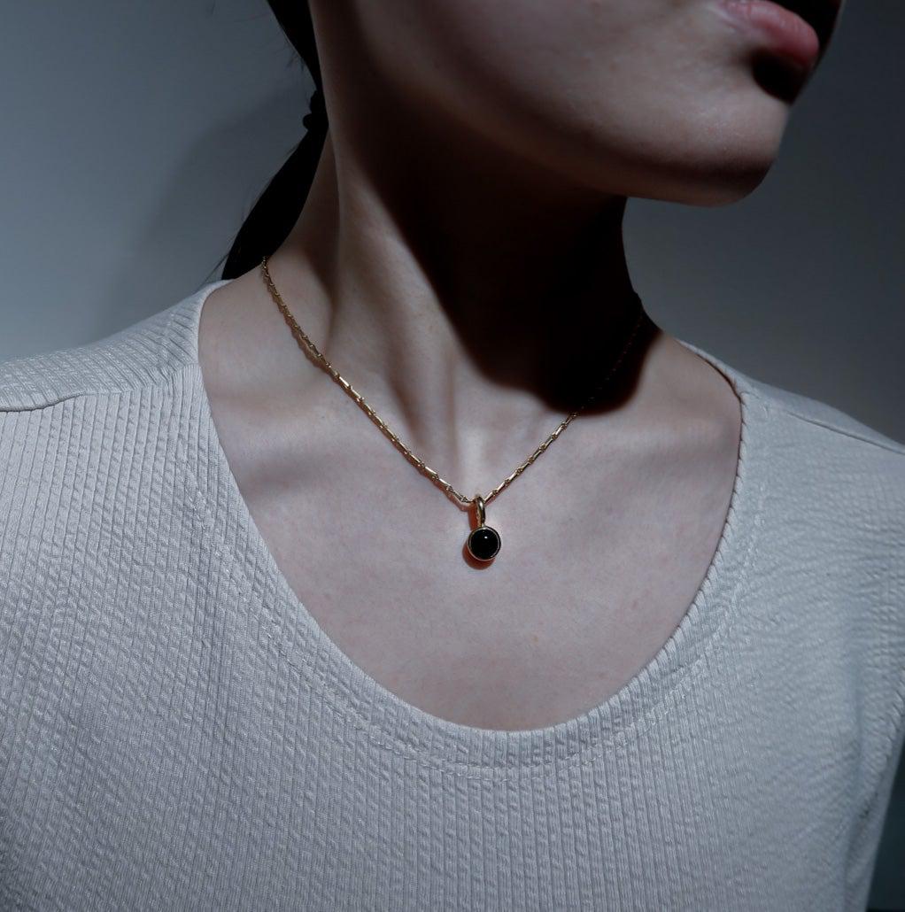 undulation onyx n/c 18kgp-necklace-REE-unigem